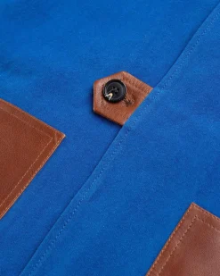 Laeder Tab Jacket Tan/Bla