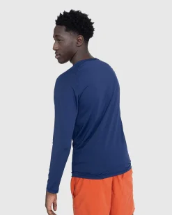 Langaermet Logo Rashguard Navy
