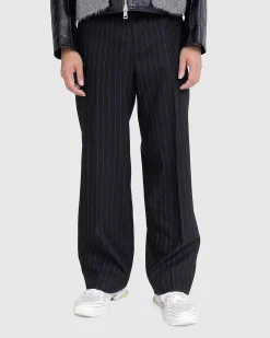 Lant Chino Black Chalk Stripe