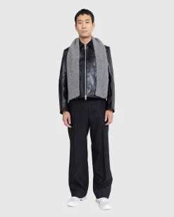 Lant Chino Black Chalk Stripe