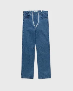 Lata Denim Bukser Bla