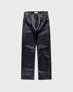 Lata Pleather Bukser Sort