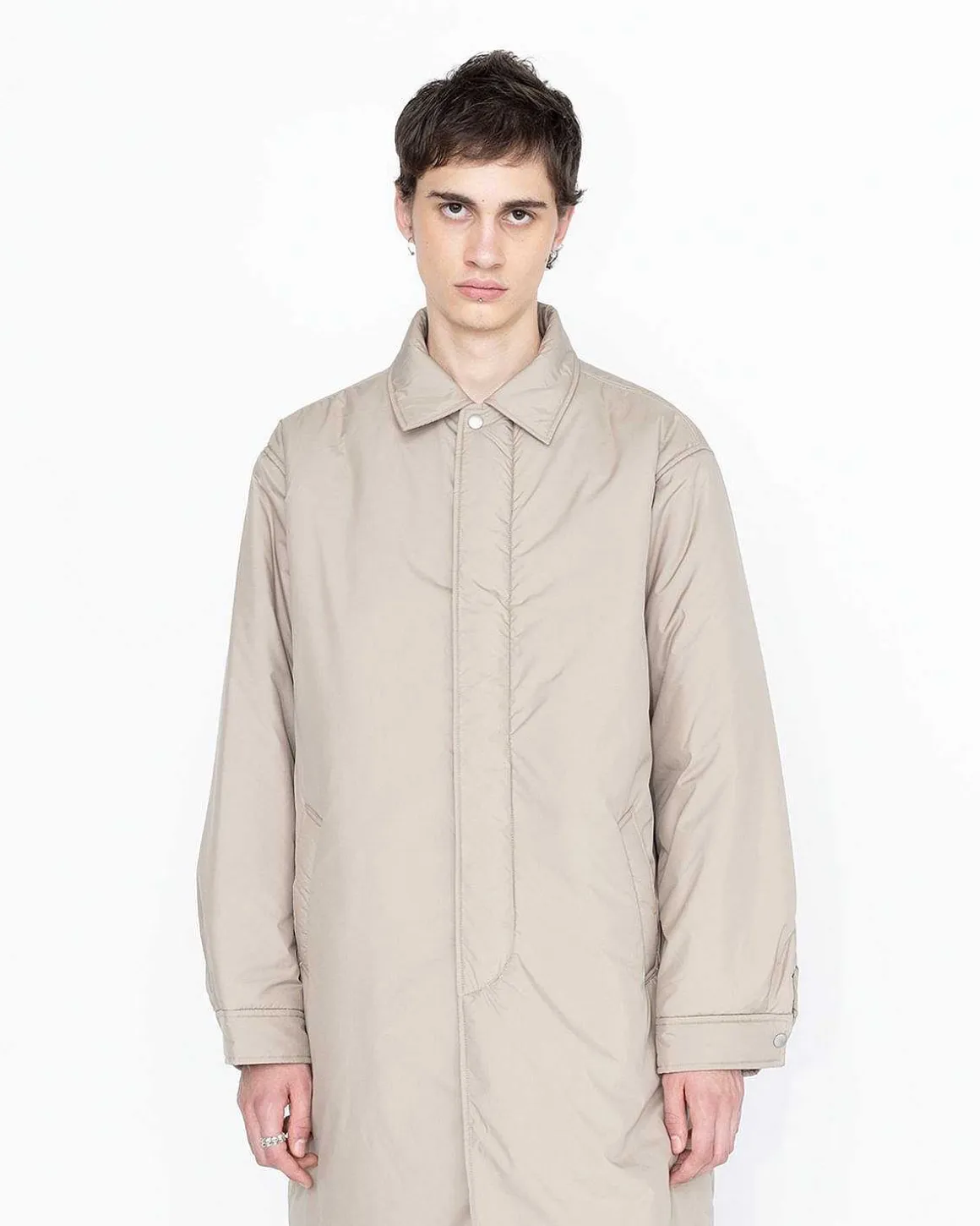 Let Isoleret Oko-Poly Trench Coat Beige