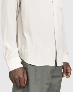 Letvaegts Langaermet Skjorte Beige