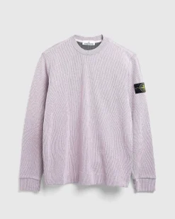 Logo Badge Strik Sweater Pink
