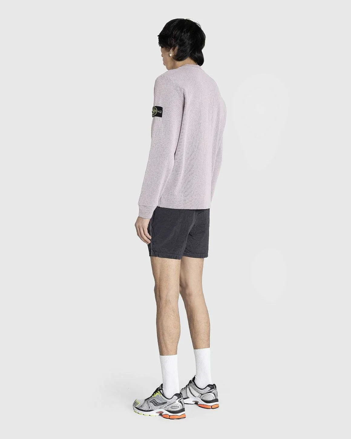 Logo Badge Strik Sweater Pink