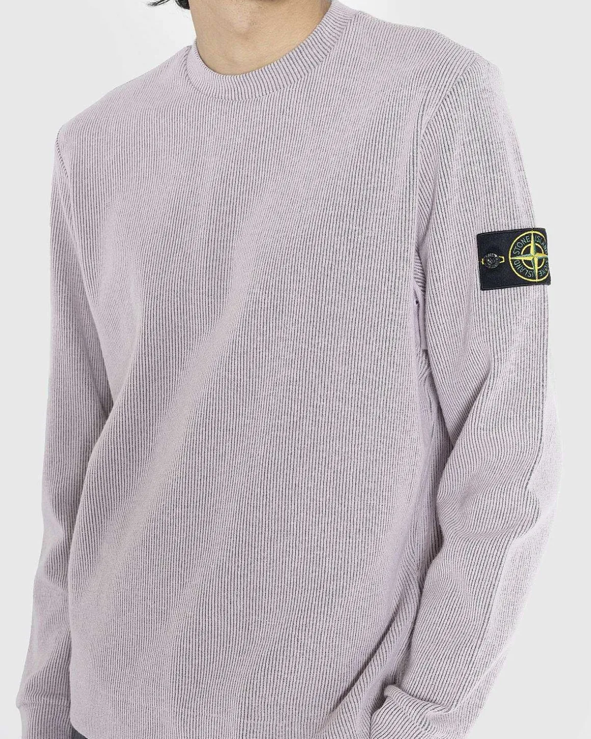 Logo Badge Strik Sweater Pink