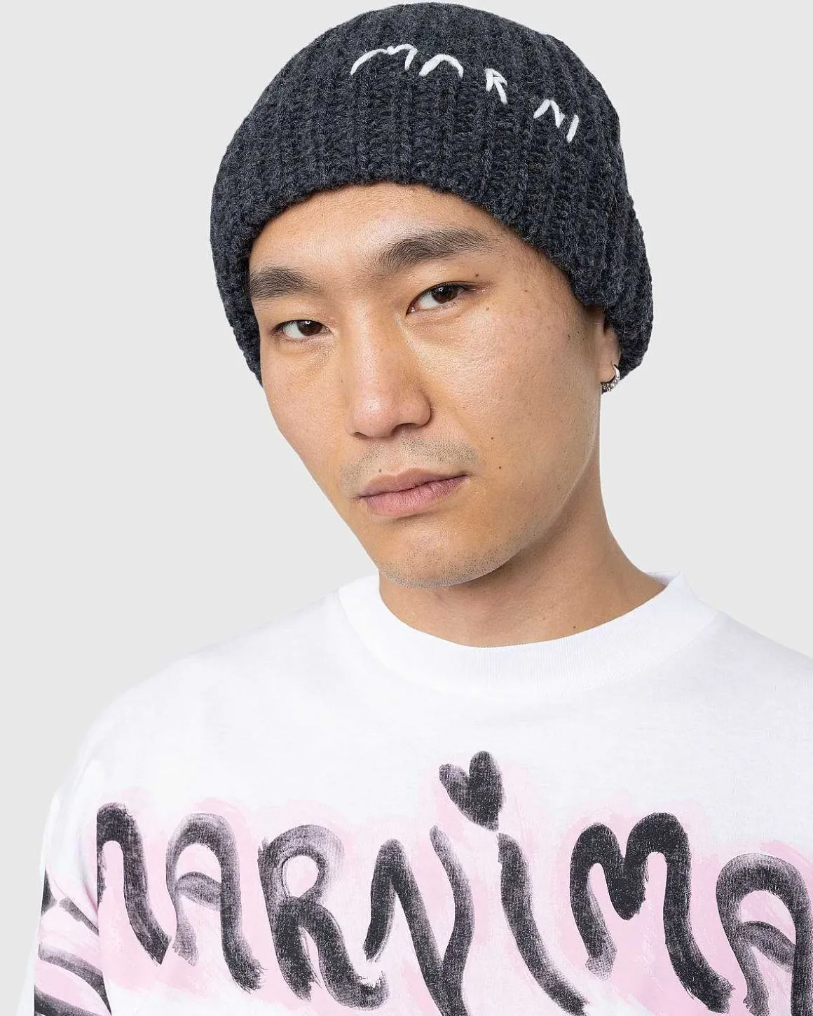 Logo Beanie Gra