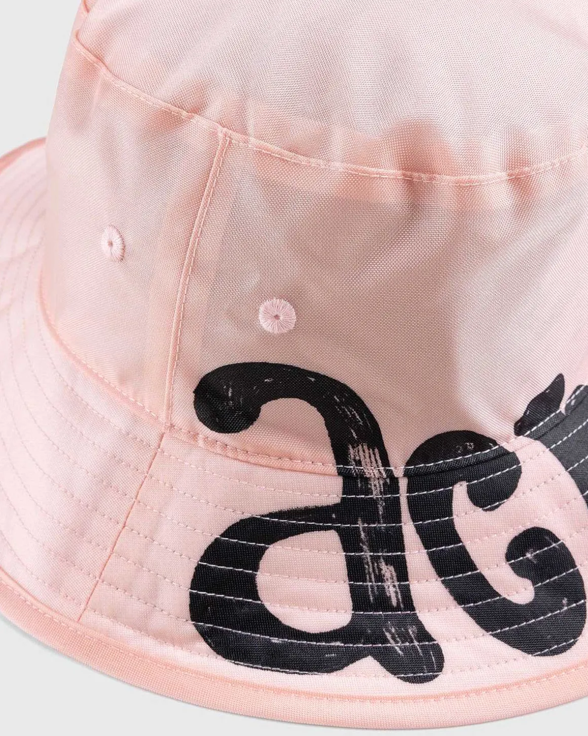Logo Bucket Hat Peach Pink