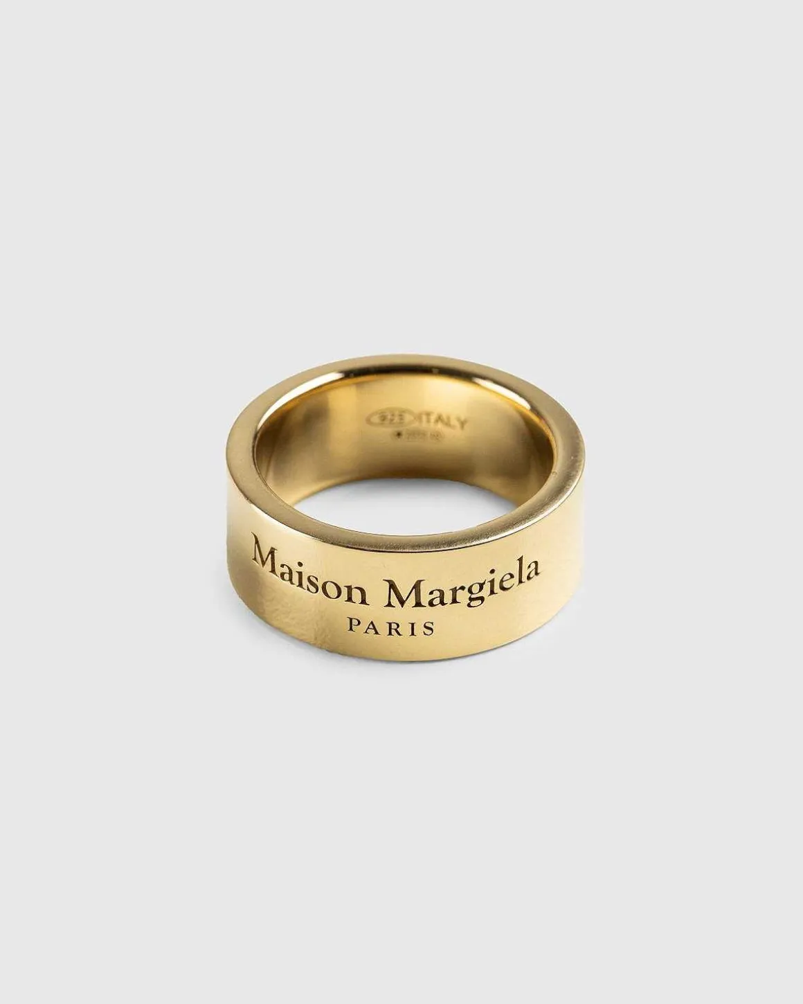 Logo-Graveret Ring Guld