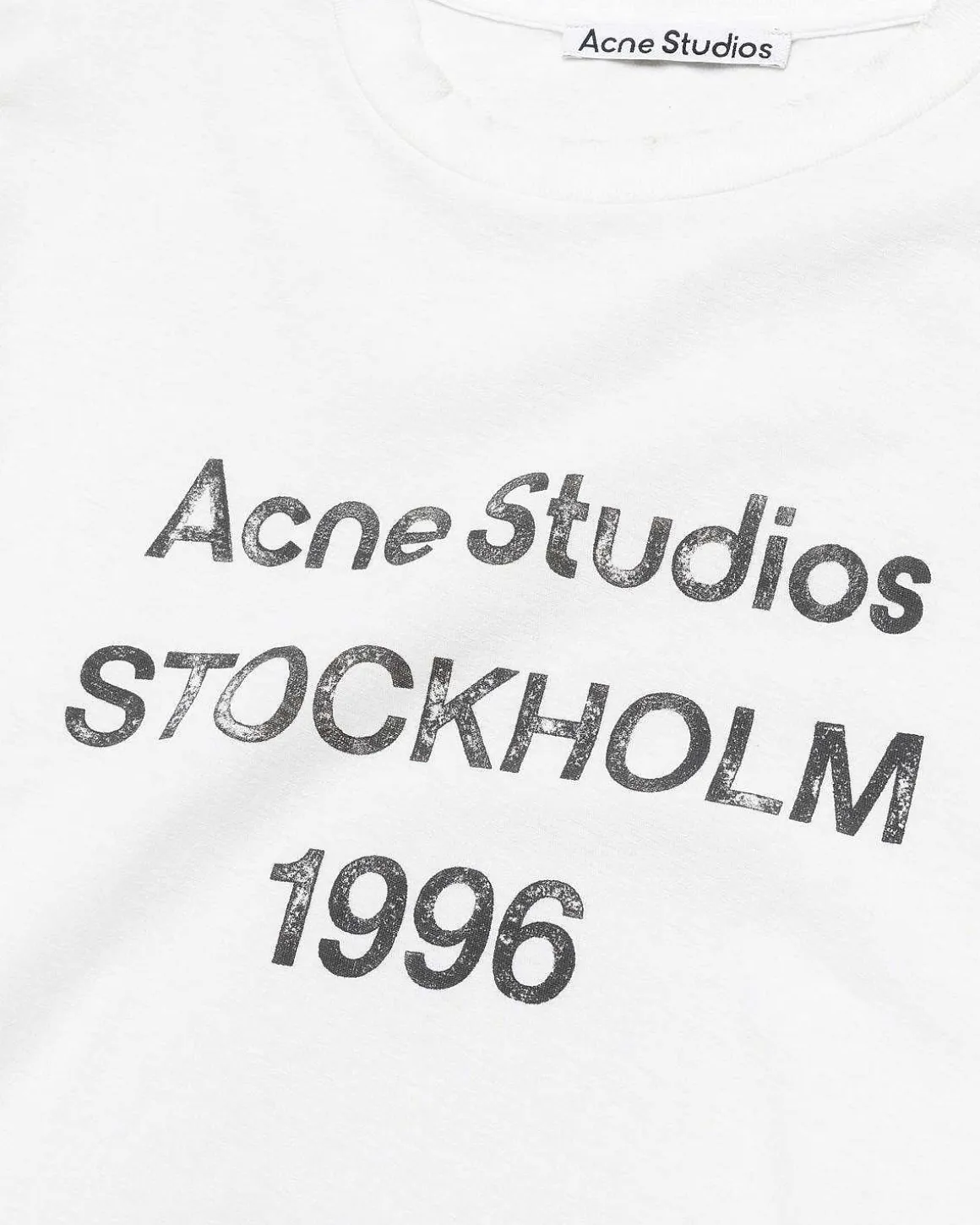 Logo Langaermet T-Shirt Optic White