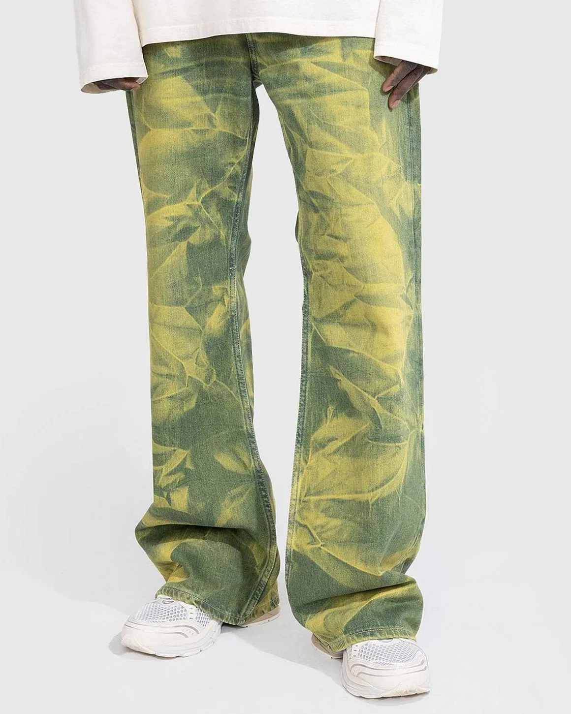 Loose Fit Jeans 2021 Gul/Bla