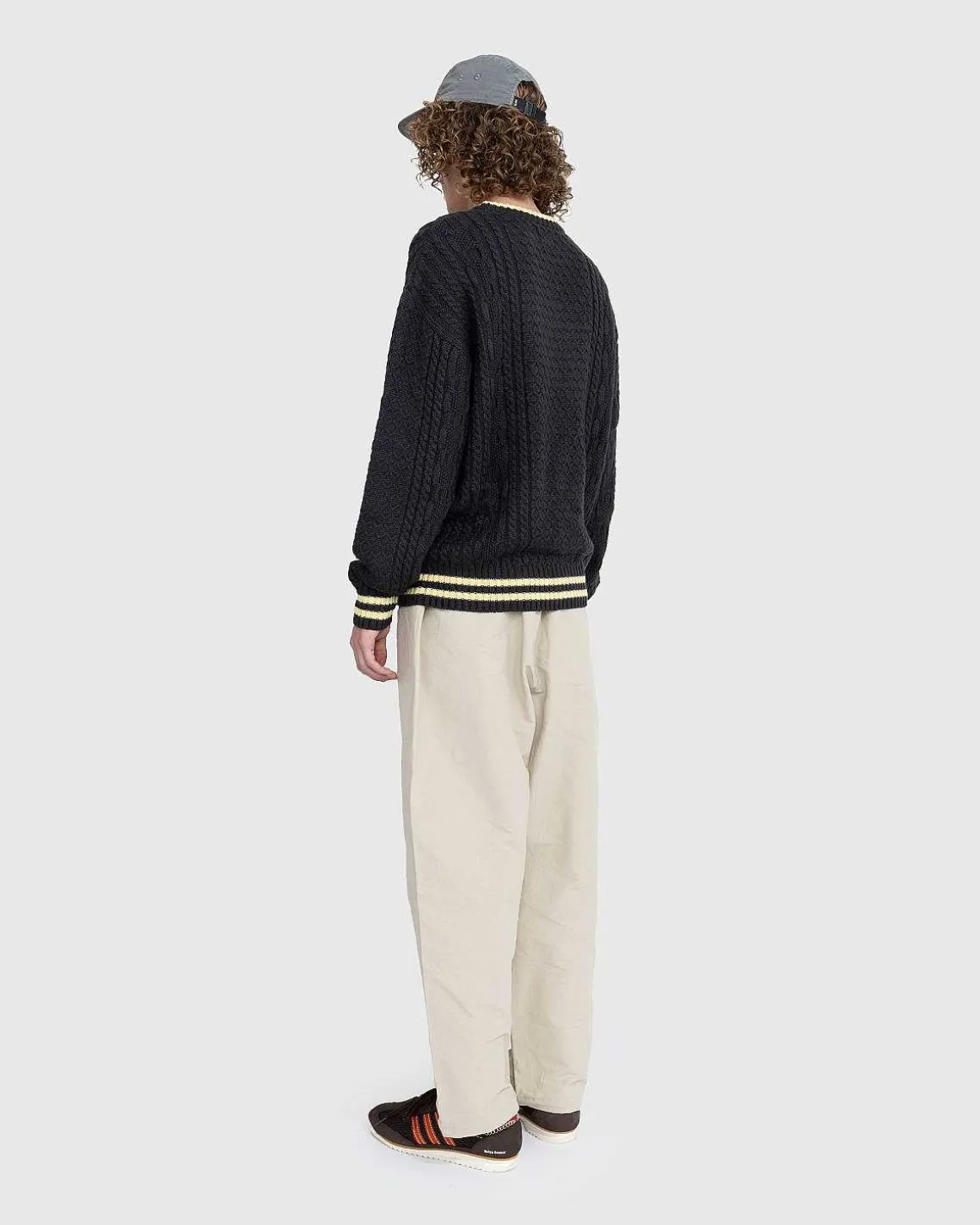 Loves You Kabelstrikket Sweater Pirate Black