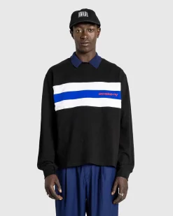 L/S Stripe Shirt Sort