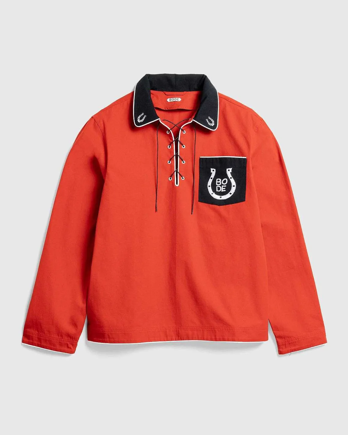 Lucky Horseshoe Pullover Ecru/Sort