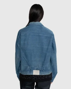 Lvc 1879 Plisseret Blusejakke Indigo Blue