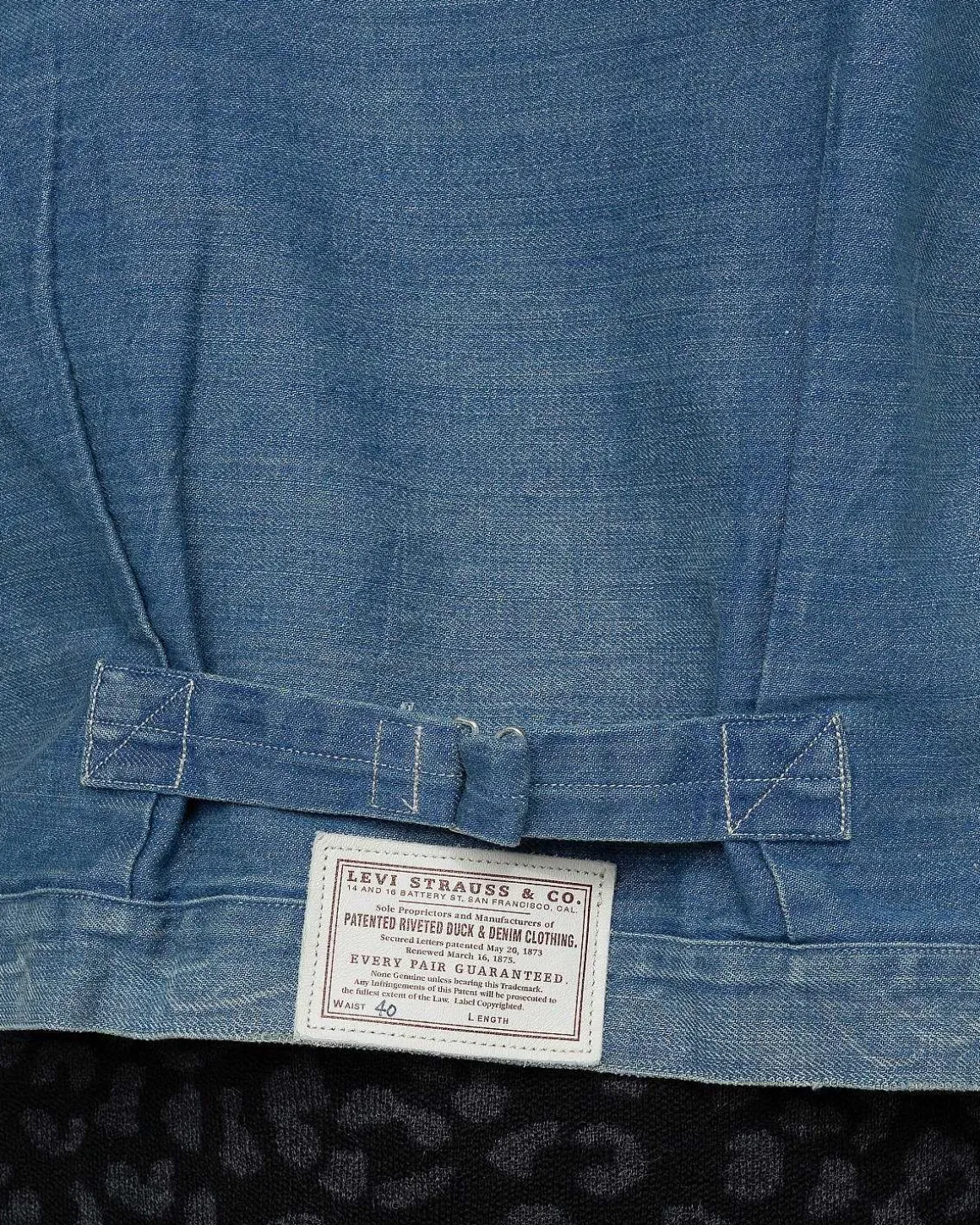 Lvc 1879 Plisseret Blusejakke Indigo Blue
