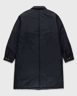 Lysisoleret Eco-Poly Trench Coat Sort