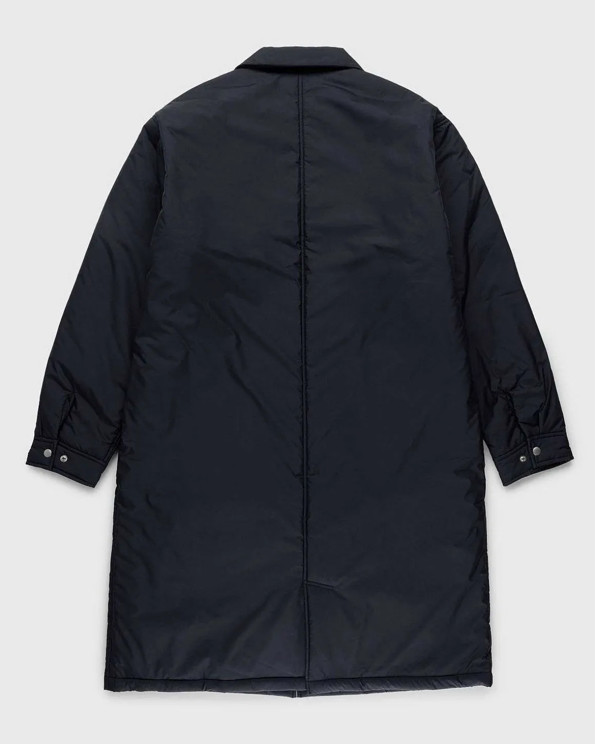 Lysisoleret Eco-Poly Trench Coat Sort