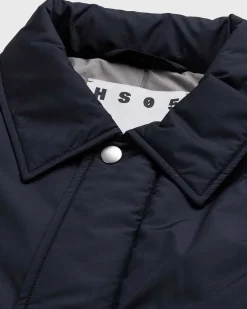 Lysisoleret Eco-Poly Trench Coat Sort