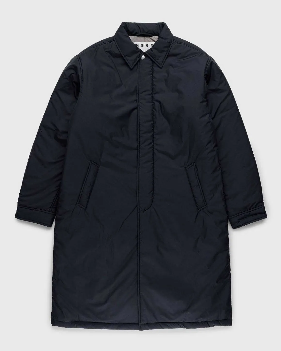 Lysisoleret Eco-Poly Trench Coat Sort