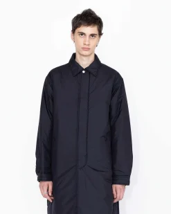 Lysisoleret Eco-Poly Trench Coat Sort