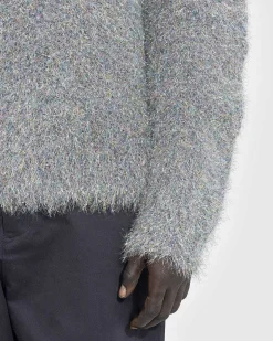 Metallic Mohair Blend Sweater Multi