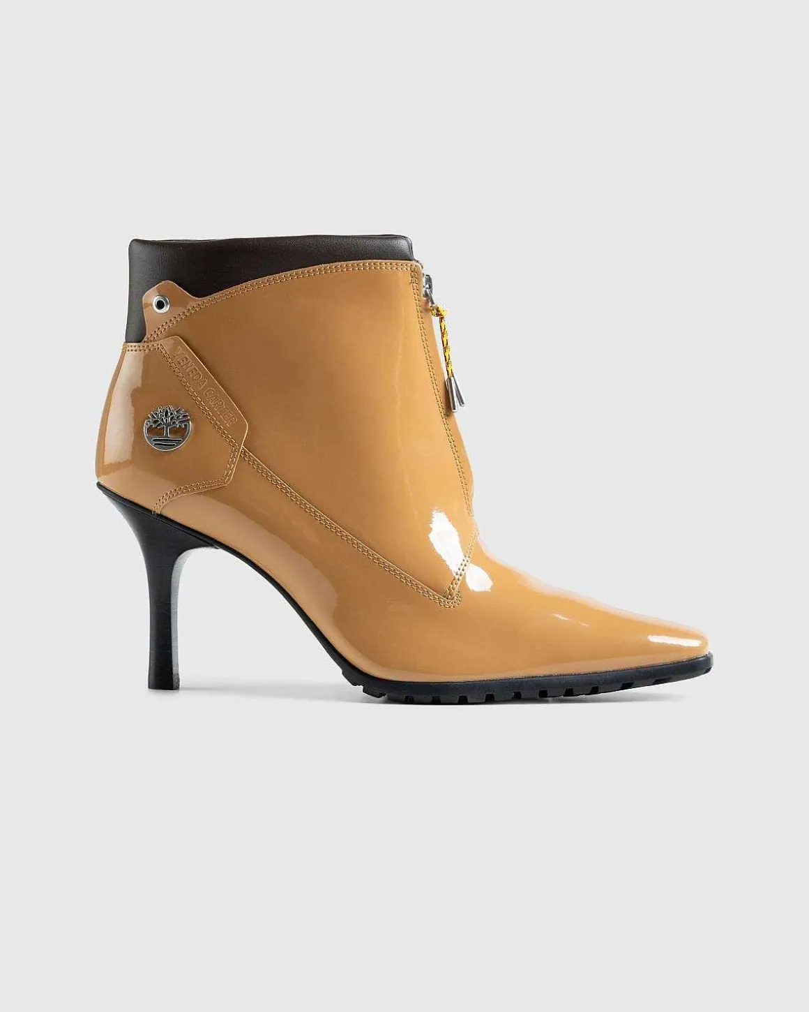 Mid Zip-Up Boot Hvede Laklaeder