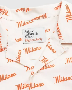 Milano Skjorte Hvid/Rod