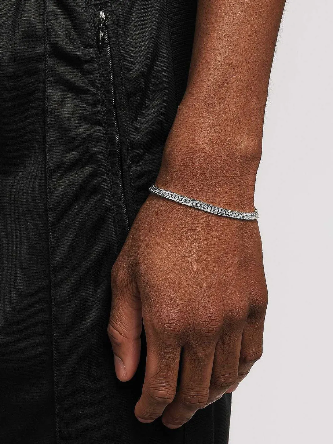 Mini Cuban Armband Solv