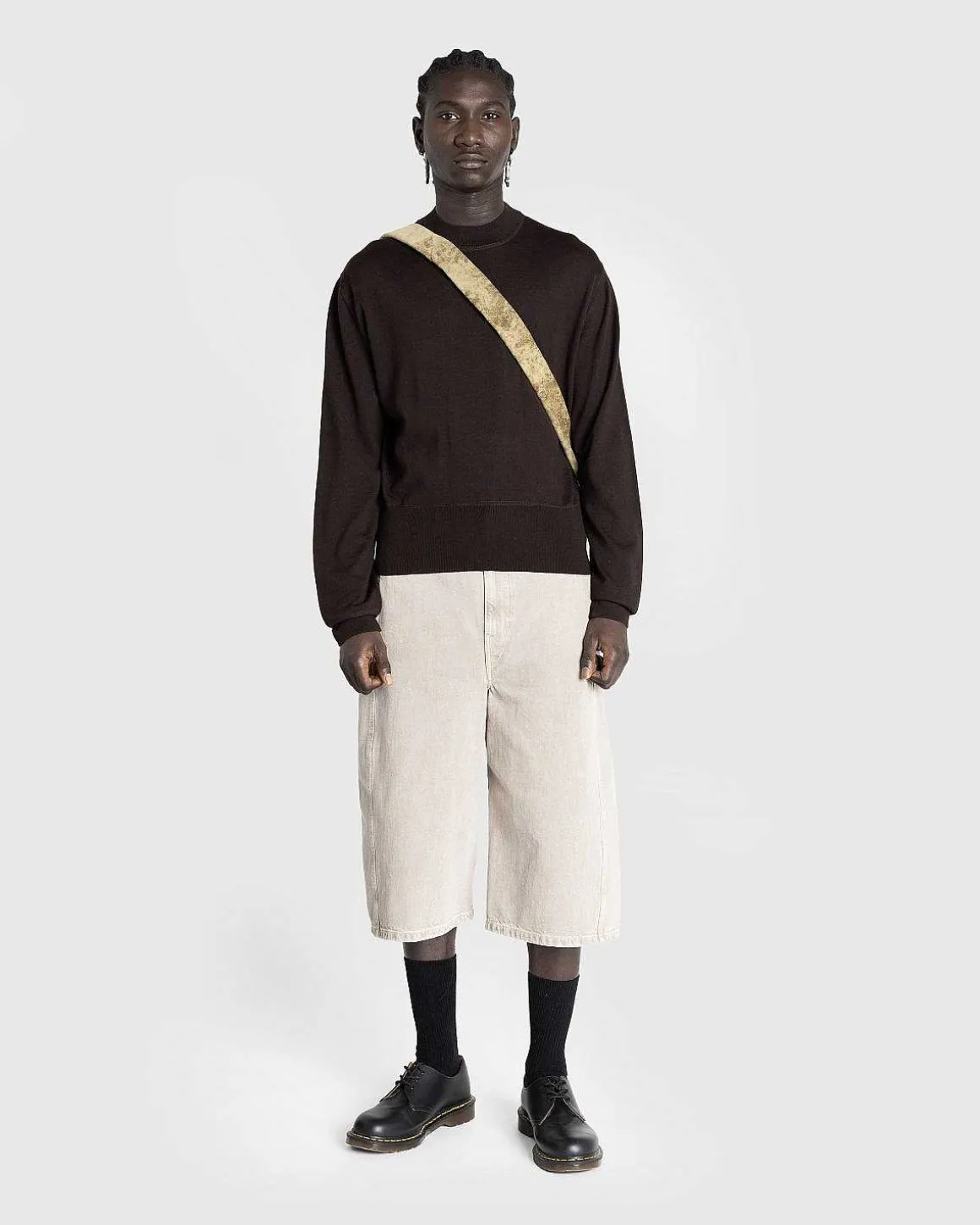 Mock Neck Jumper Pecan Brown