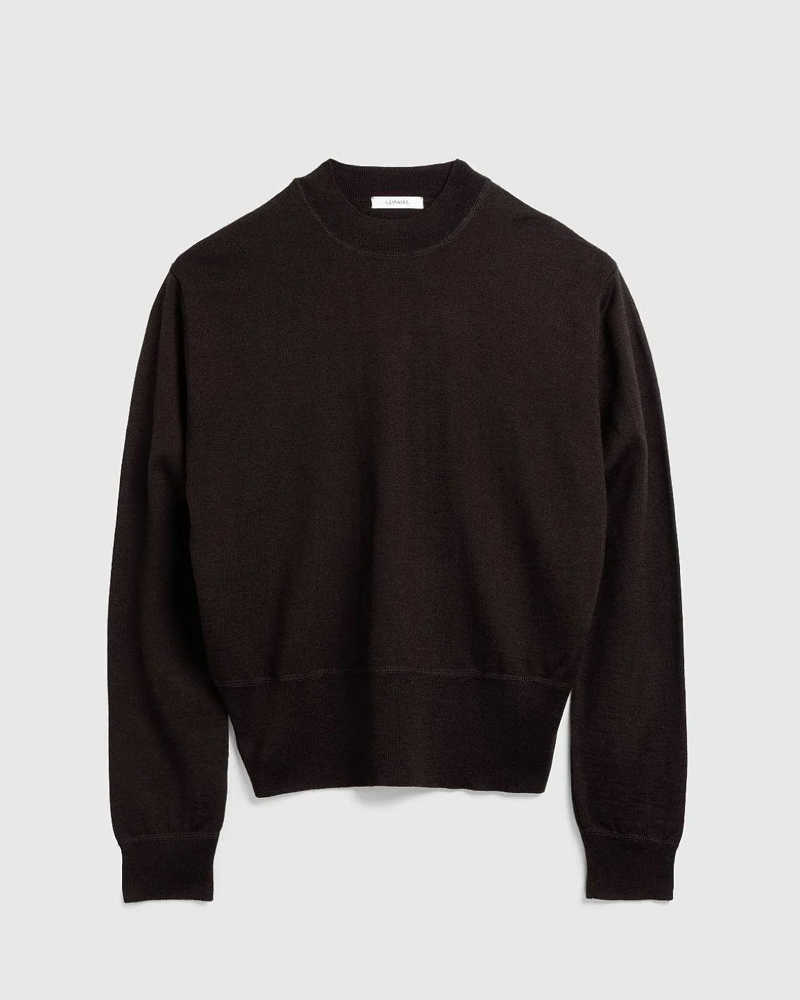 Mock Neck Jumper Pecan Brown