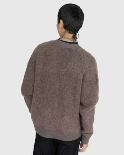 Mohair Cardigan Brun