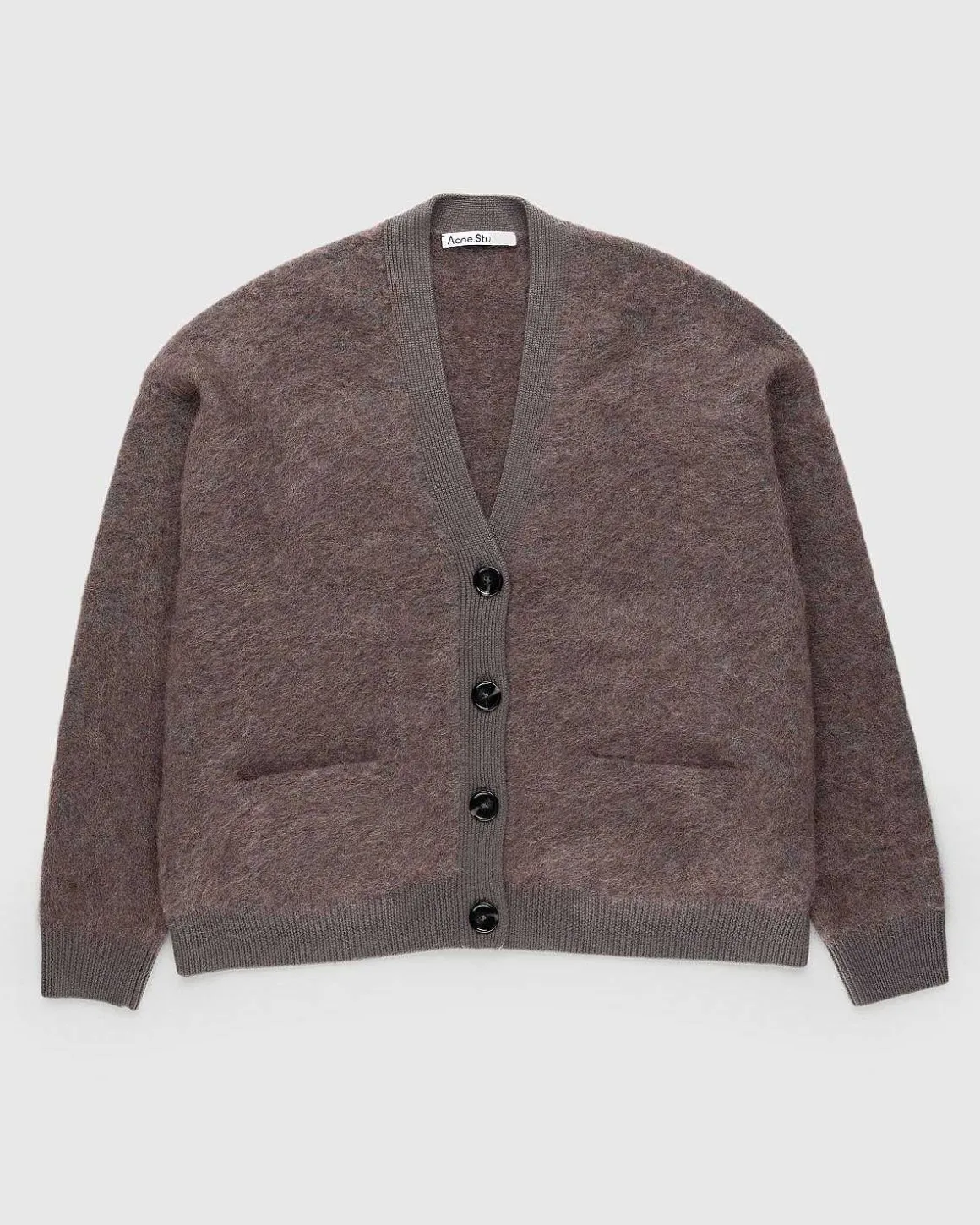 Mohair Cardigan Brun
