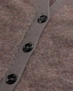 Mohair Cardigan Brun