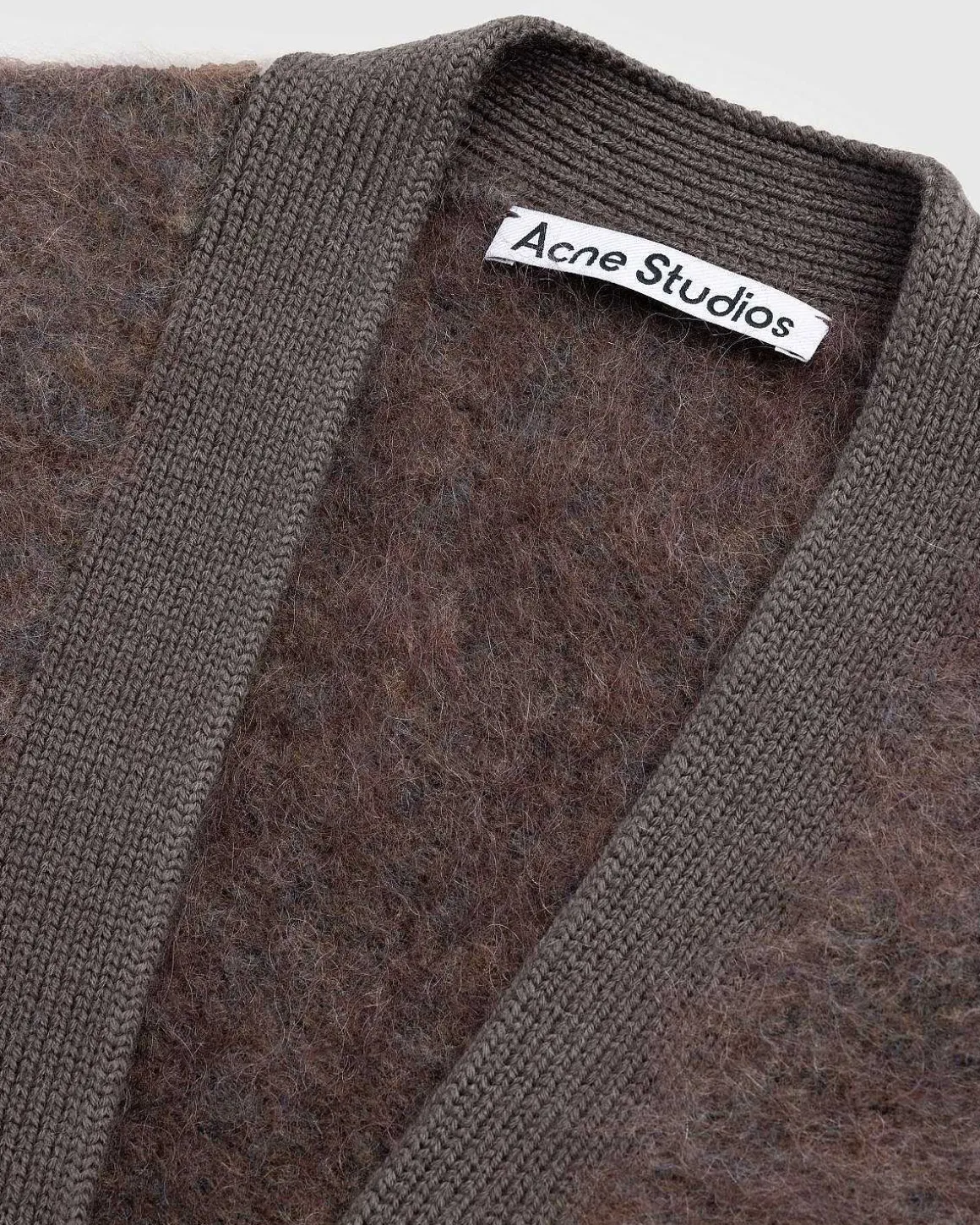 Mohair Cardigan Brun