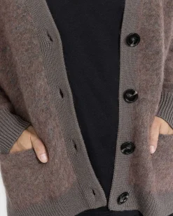 Mohair Cardigan Brun