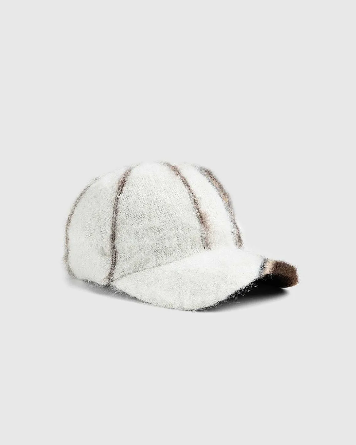 Mohair Wave Baseballkasket Horse Brown