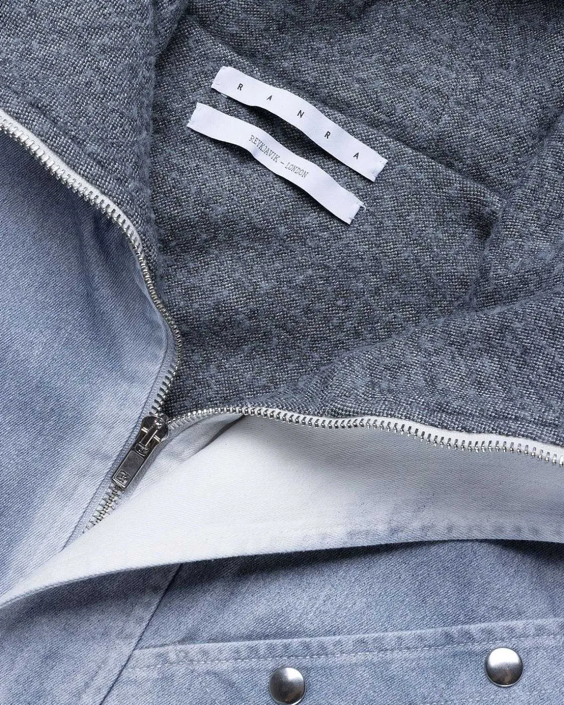 Mokullur Denim Haettejakke Indigo