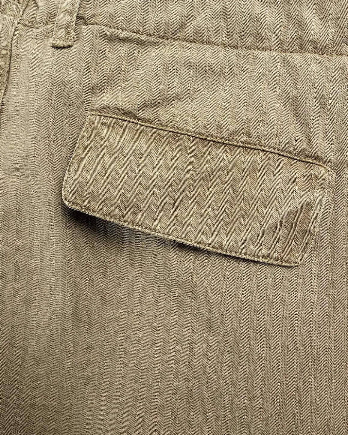 Mount Shorts Uniform Olive Herringbone