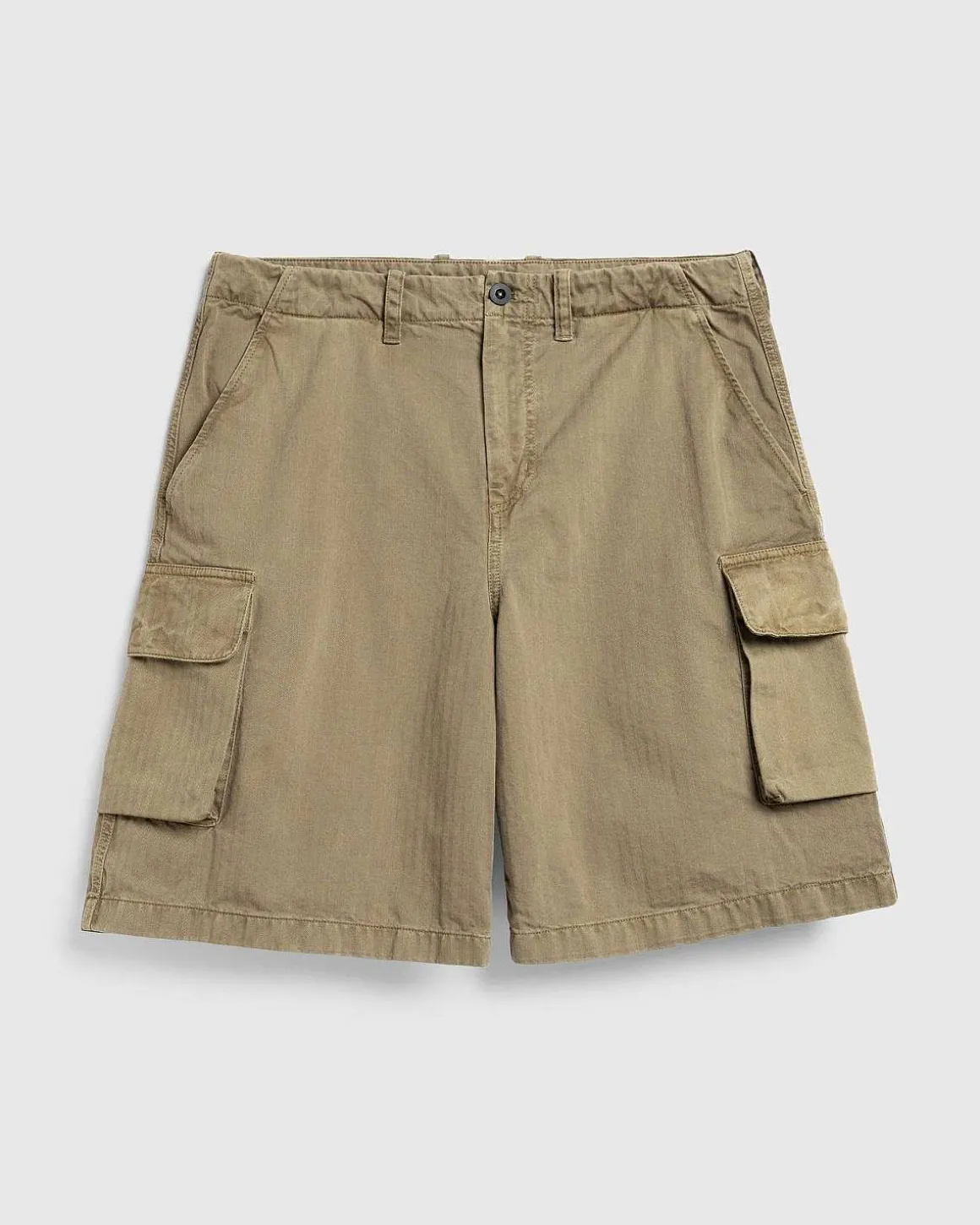 Mount Shorts Uniform Olive Herringbone