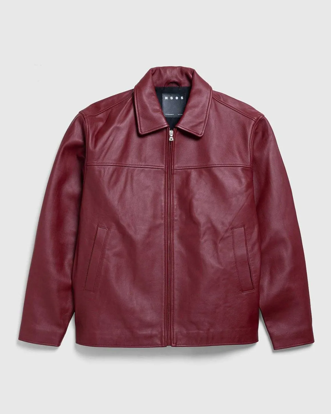 Napa Laederjakke Burgundy