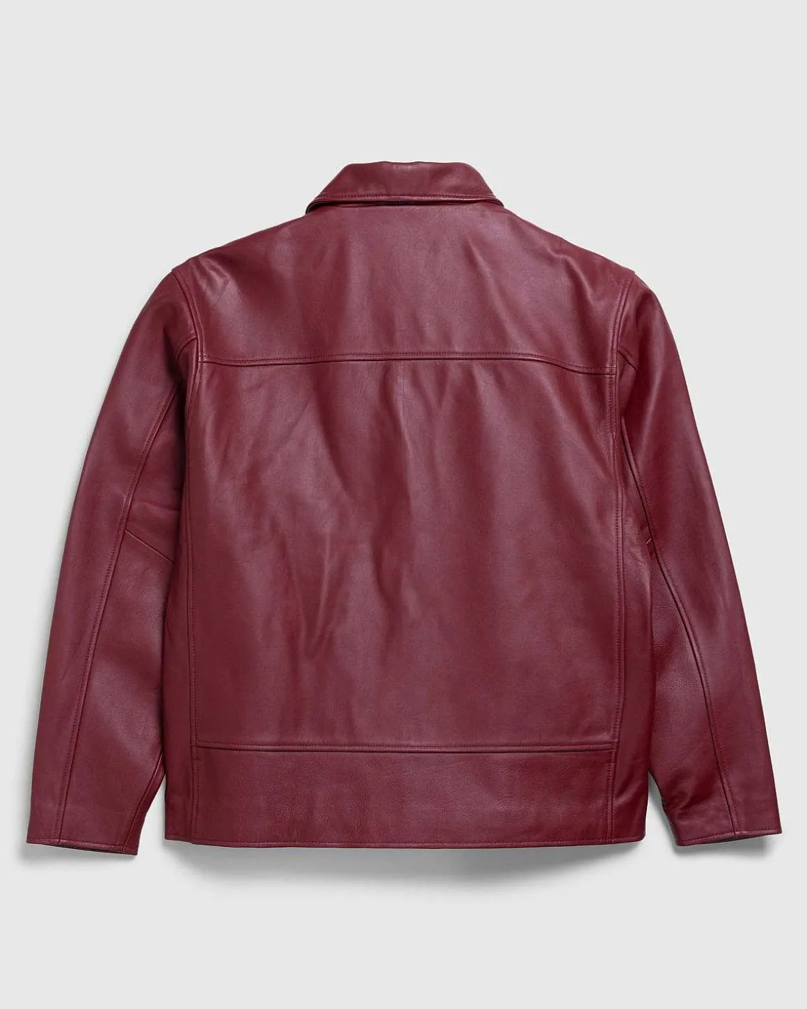 Napa Laederjakke Burgundy