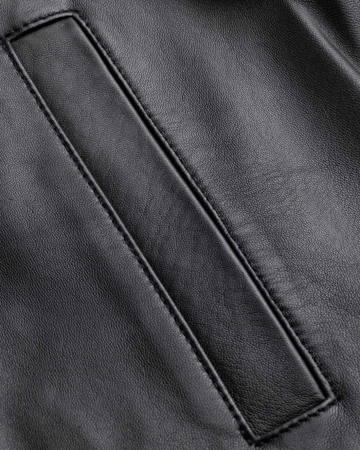 Napa Laederjakke Sort