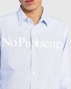 No Problemo Oxford Skjorte Bla