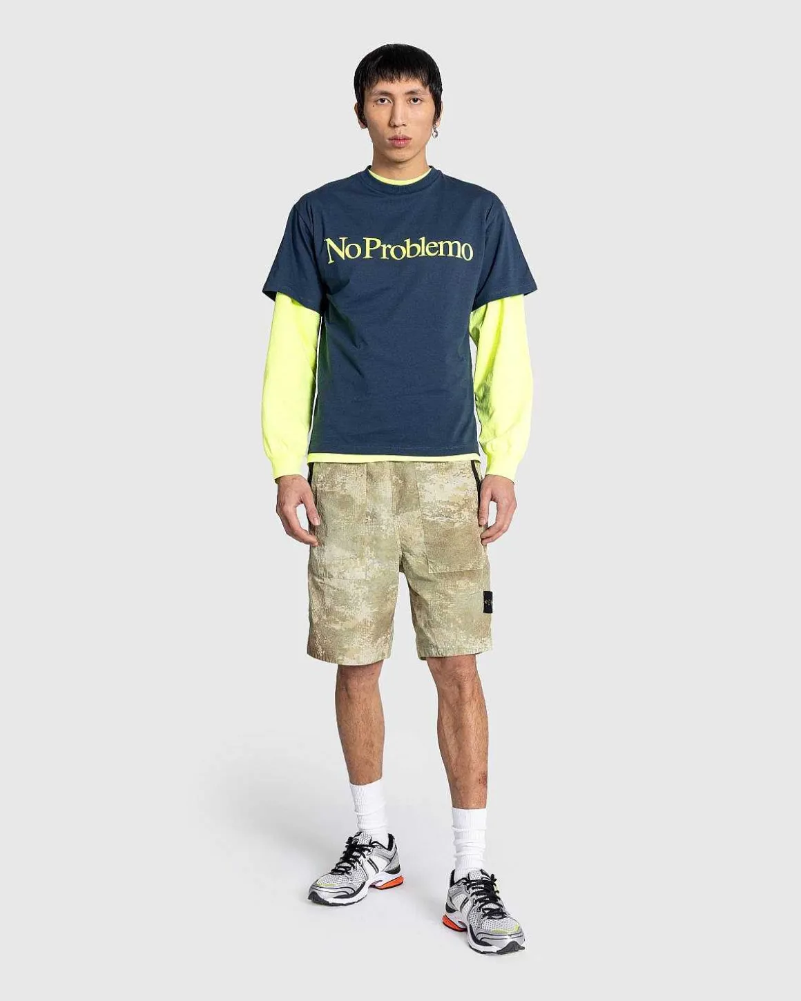 No Problemo Ss Tee Navy