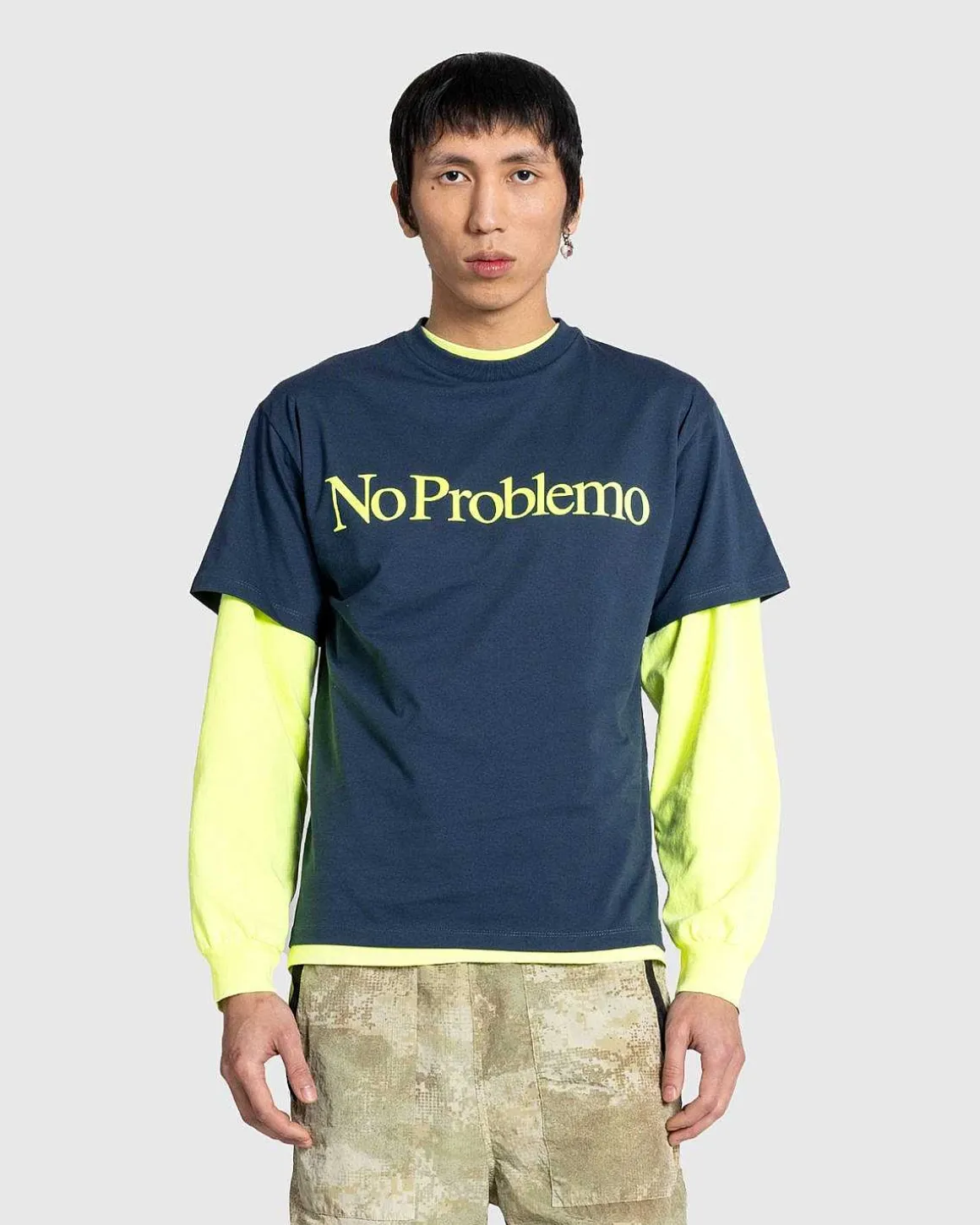 No Problemo Ss Tee Navy