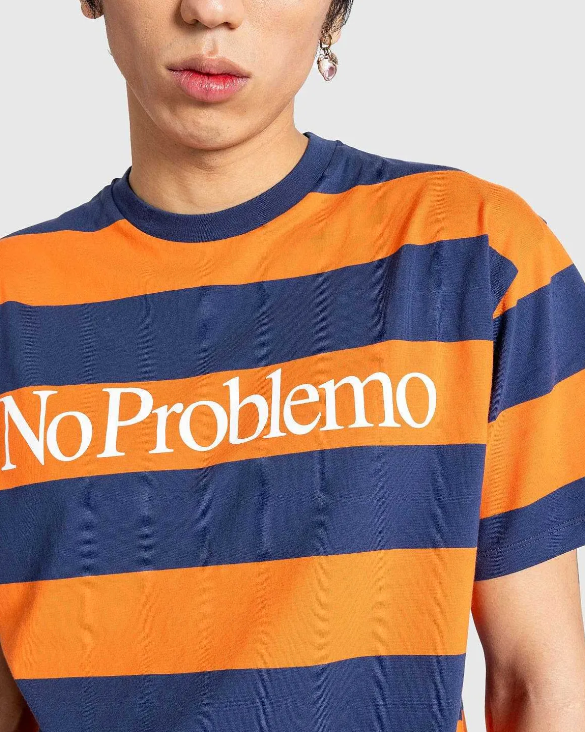 No Problemo Stripe Ss Tee Multi