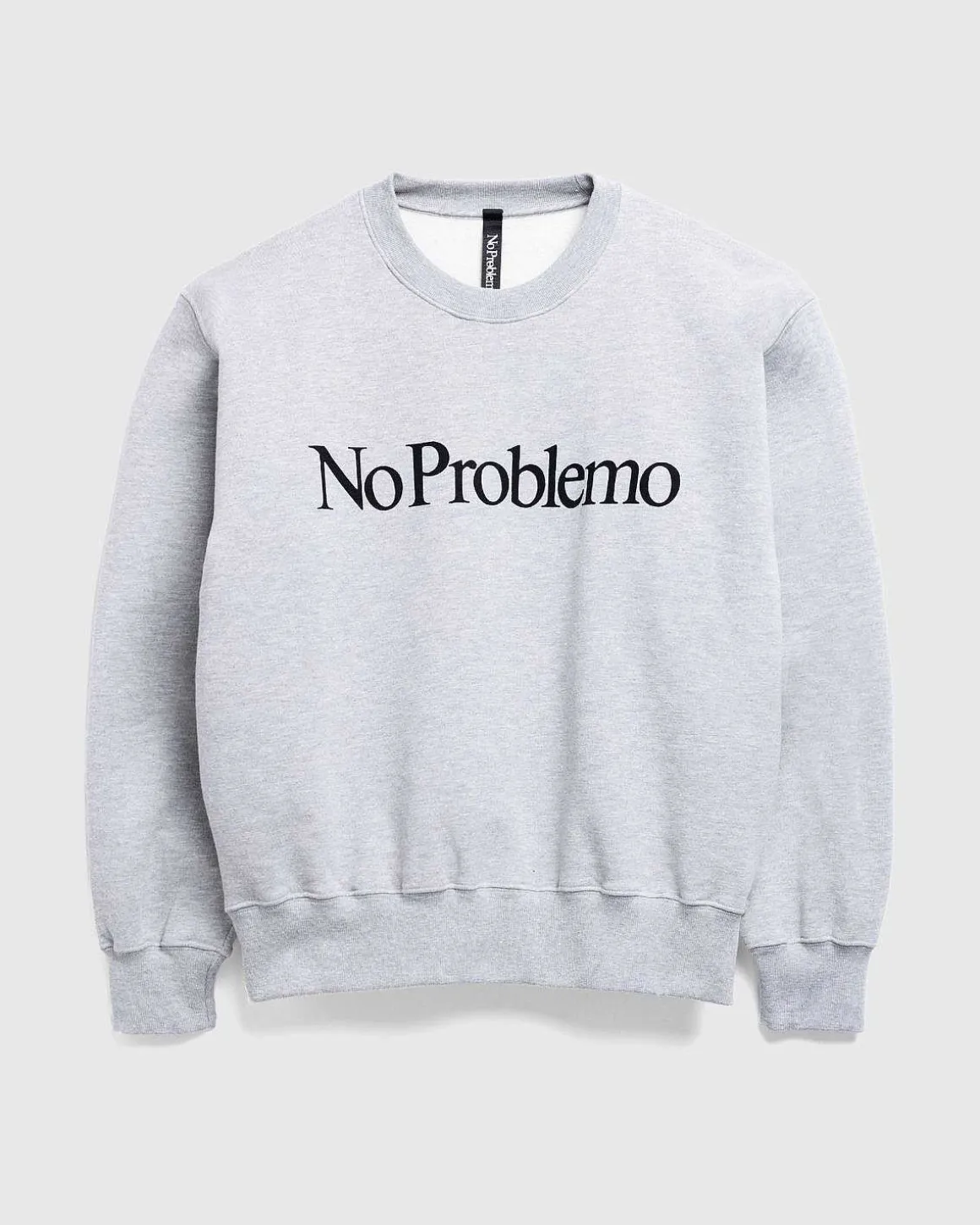 No Problemo Sweatshirt Gra Marl