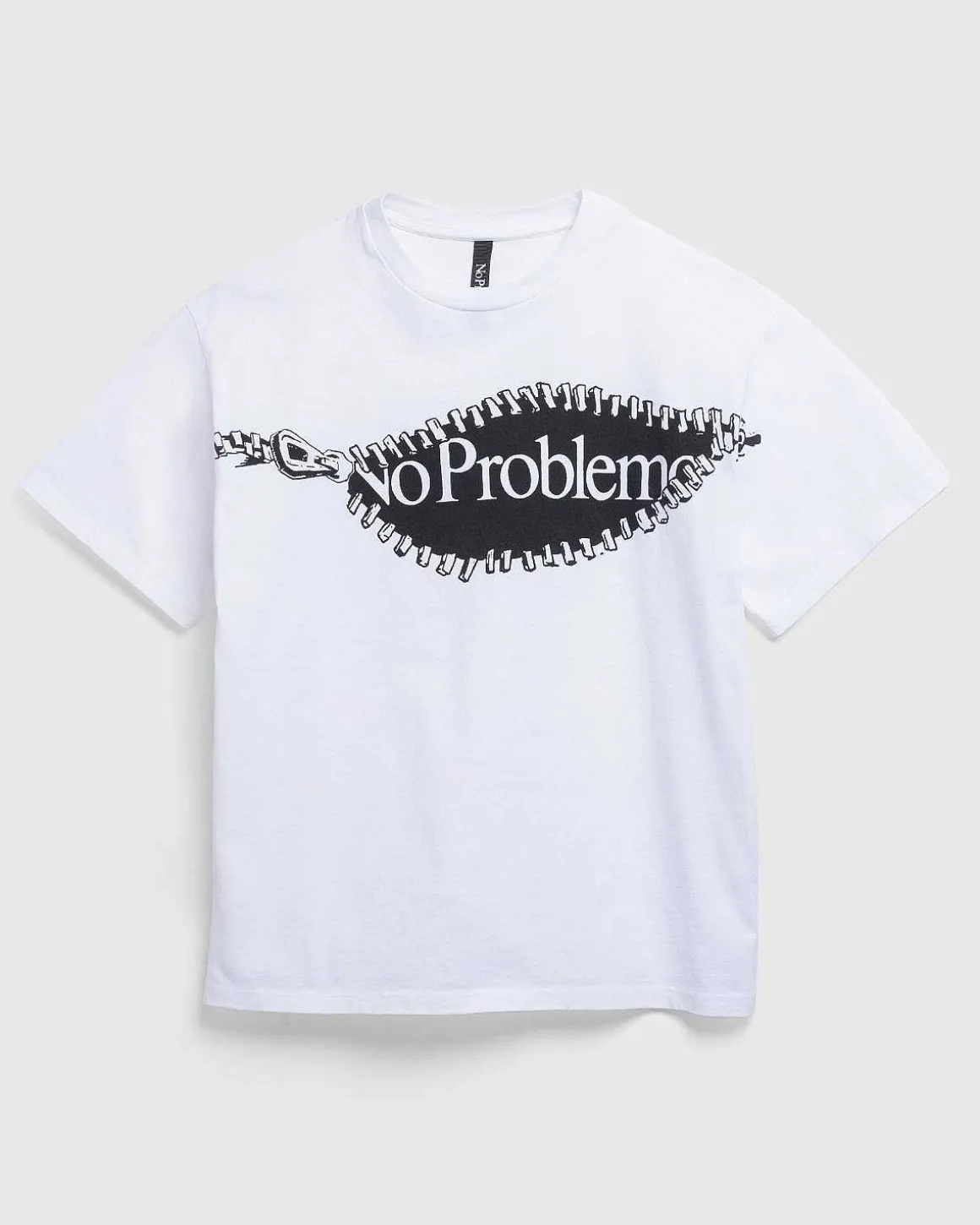 Np Zip Ss Tee Hvid